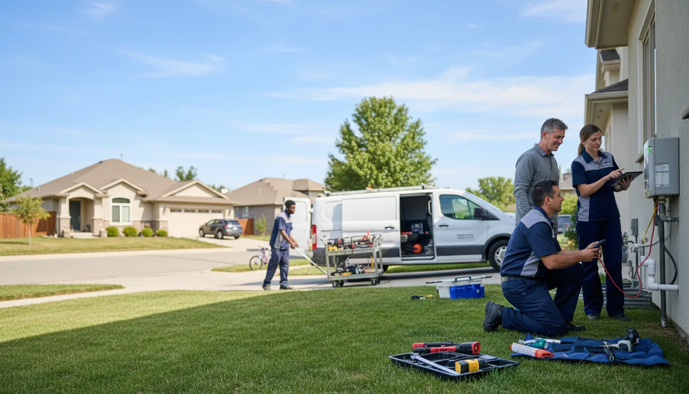 Tankless water heater service in Roaring Springs, TX